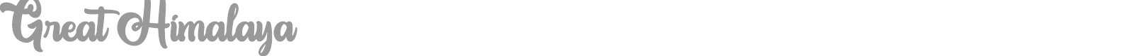 Great Himalaya font preview